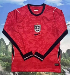 2026 27 England Away Long Sleeve Soccer Jersey